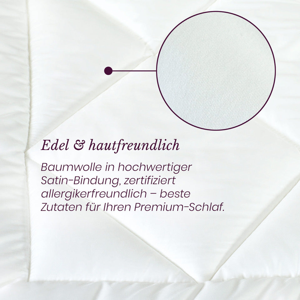 Ganzjahresdecke PREMIUM SATIN