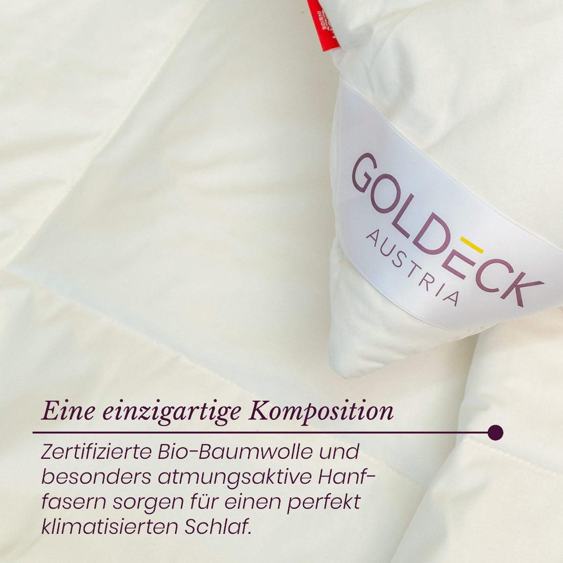 Ganzjahresbettdecke aus Hanf in Buchloe kaufen Ganzjahresdecke Select HANF AKTIV