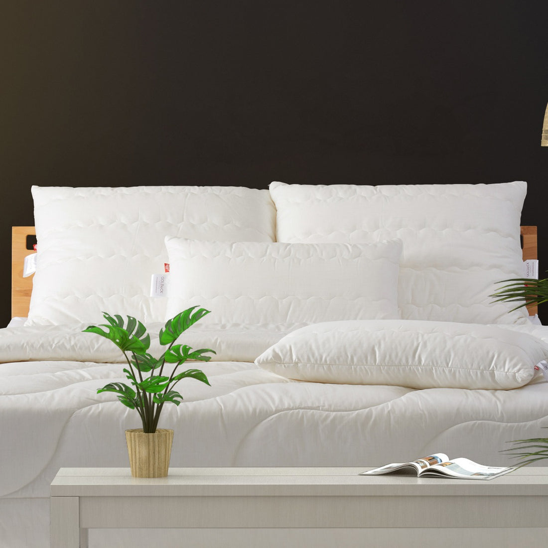 Cushion SELECT SILVER quilted - with inner cushion